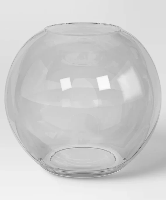 Glass Round Vase