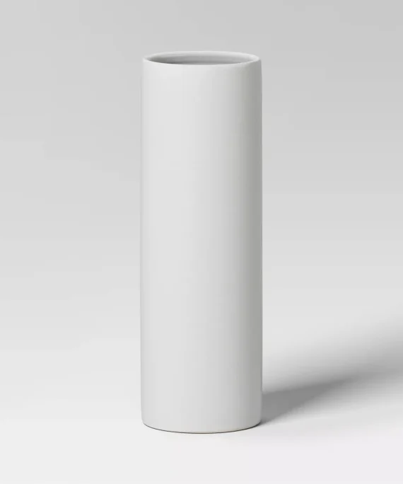 Ceramic Cylinder Decorative Vase