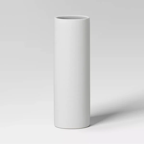 Ceramic Cylinder Decorative Vase